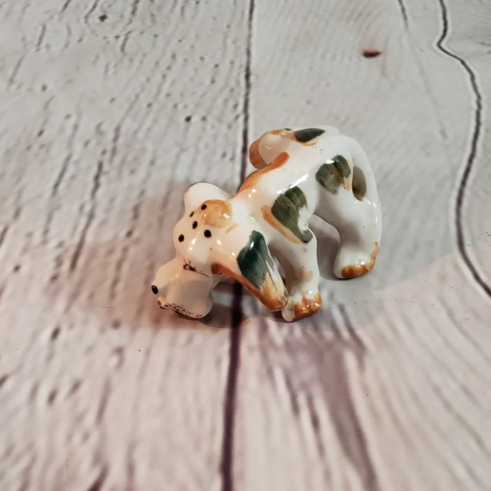 Vintage Naughty Dog Salt Pepper Shakers Single